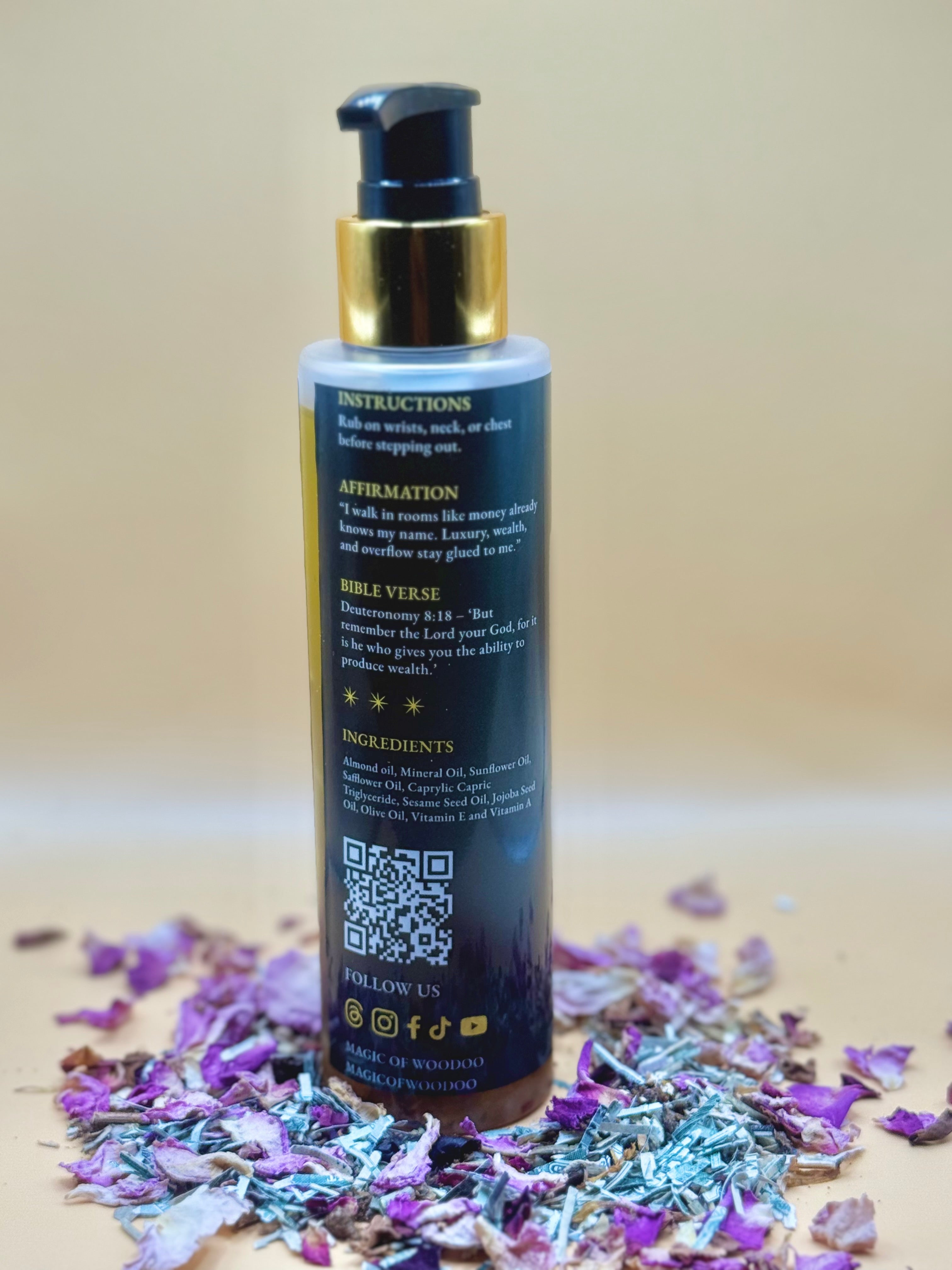 Rich Abundant Bitch Aura Spelled Body oil