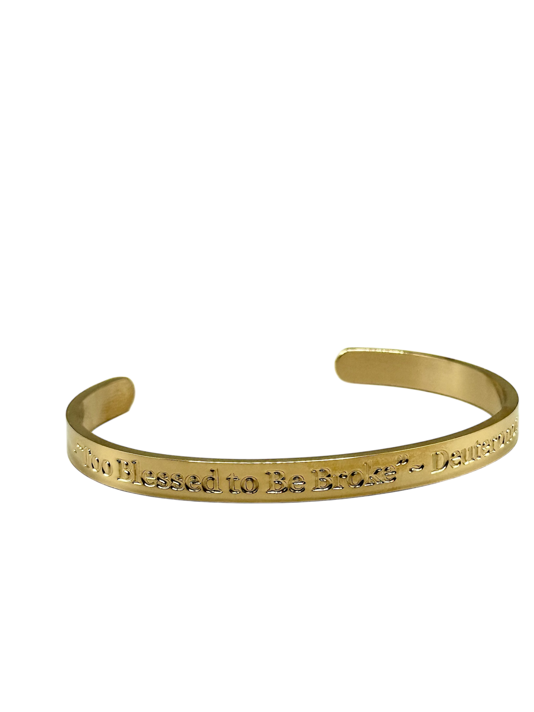 Too Blessed To Be Broke | Money Bracelet