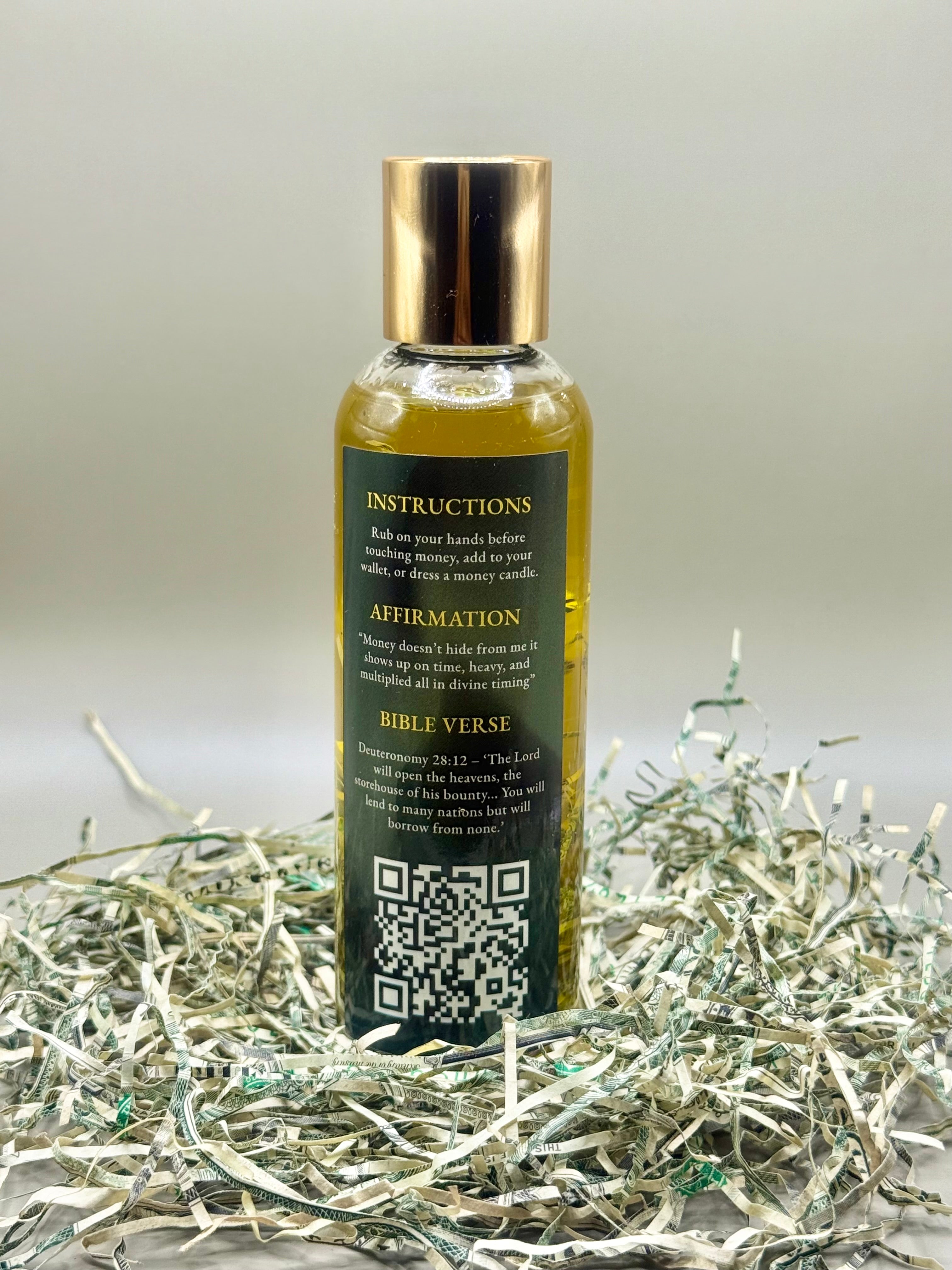 Big Bag Spelled Money Oil