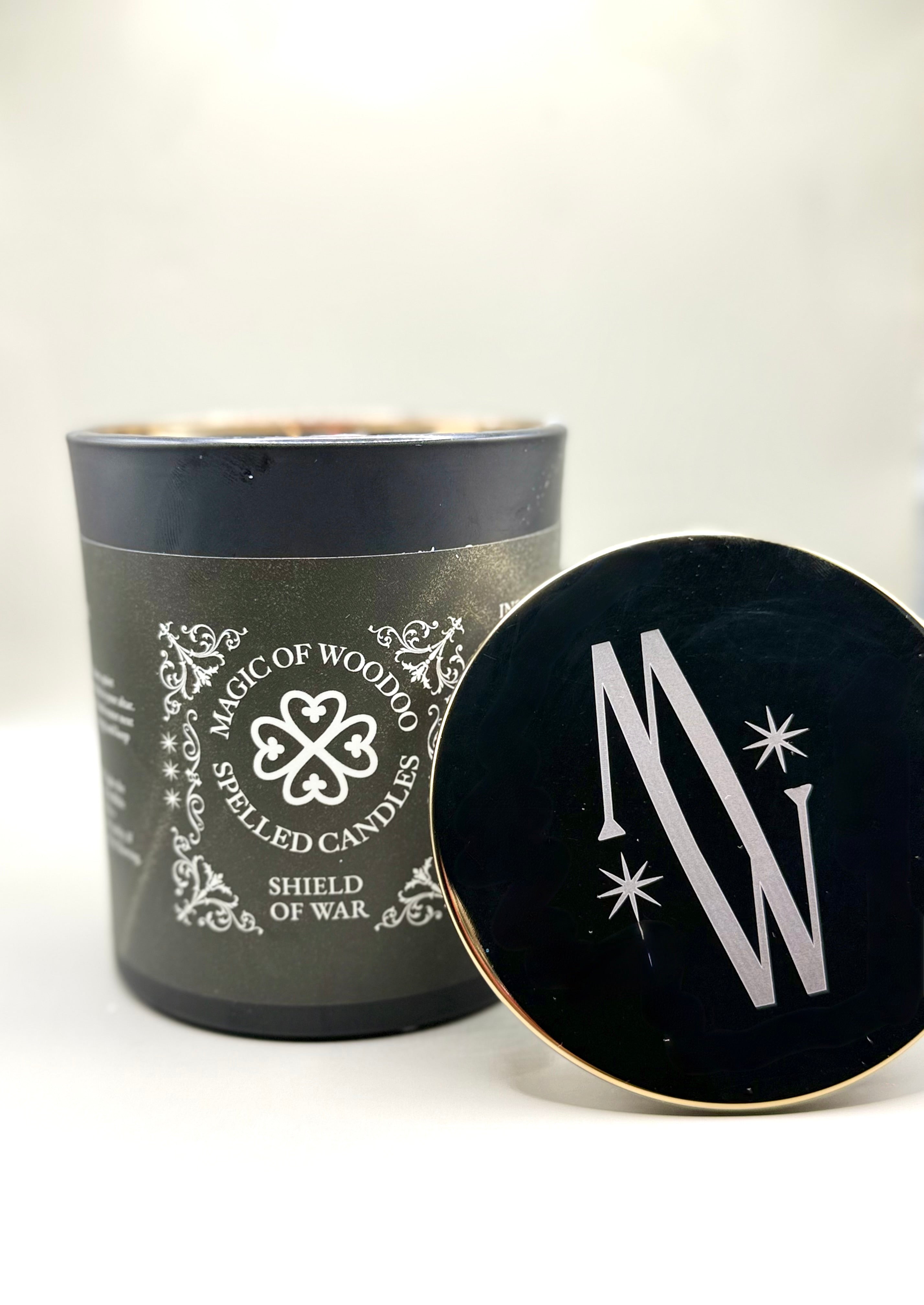 Shield Of War Spelled Candle