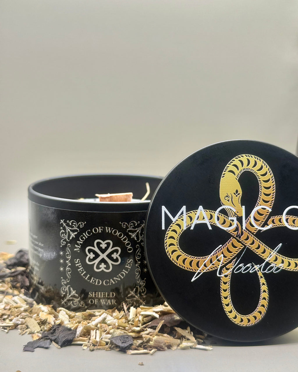 Shield Of War Spelled Candle