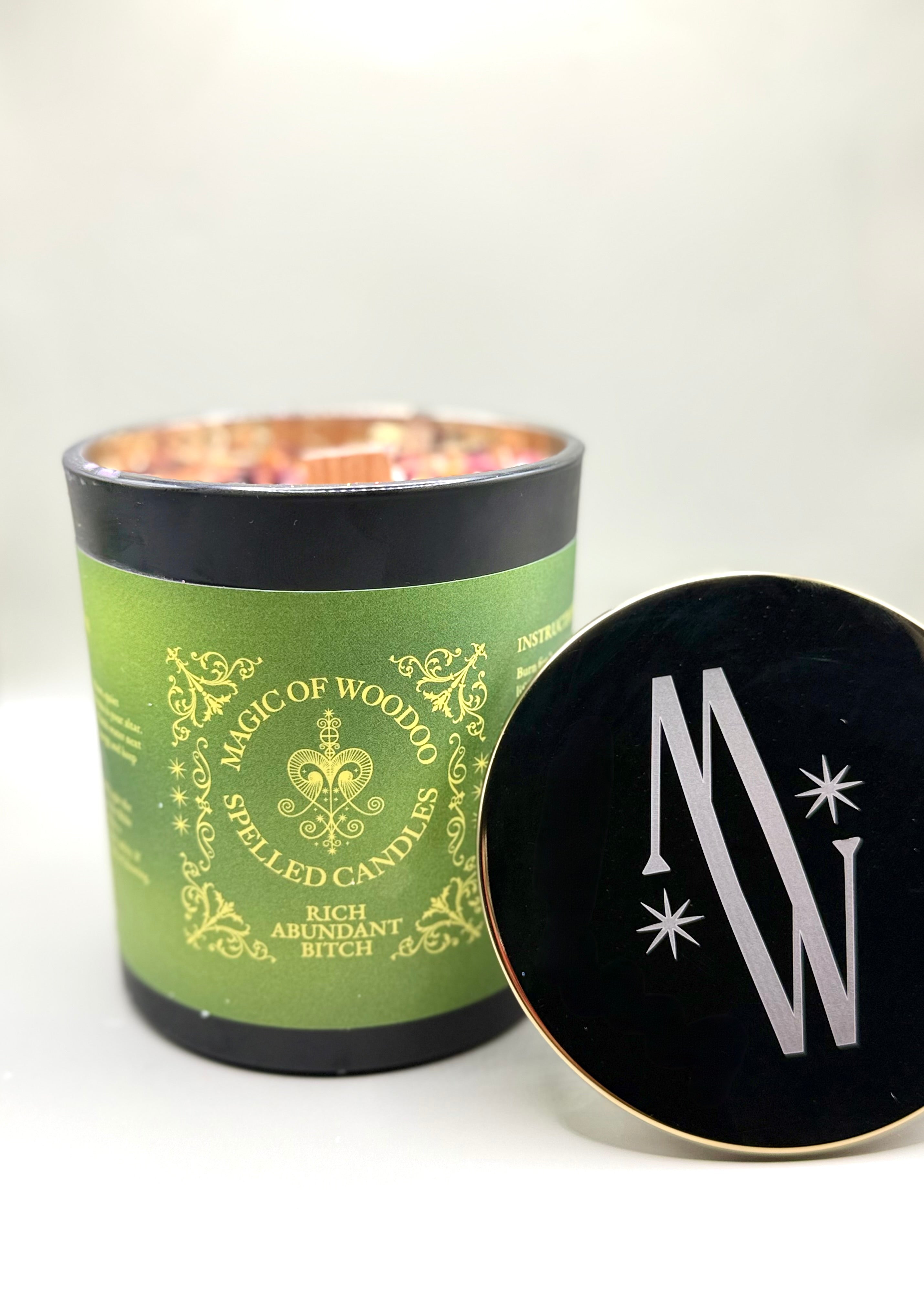 Rich Abundant Bitch Spelled Candle