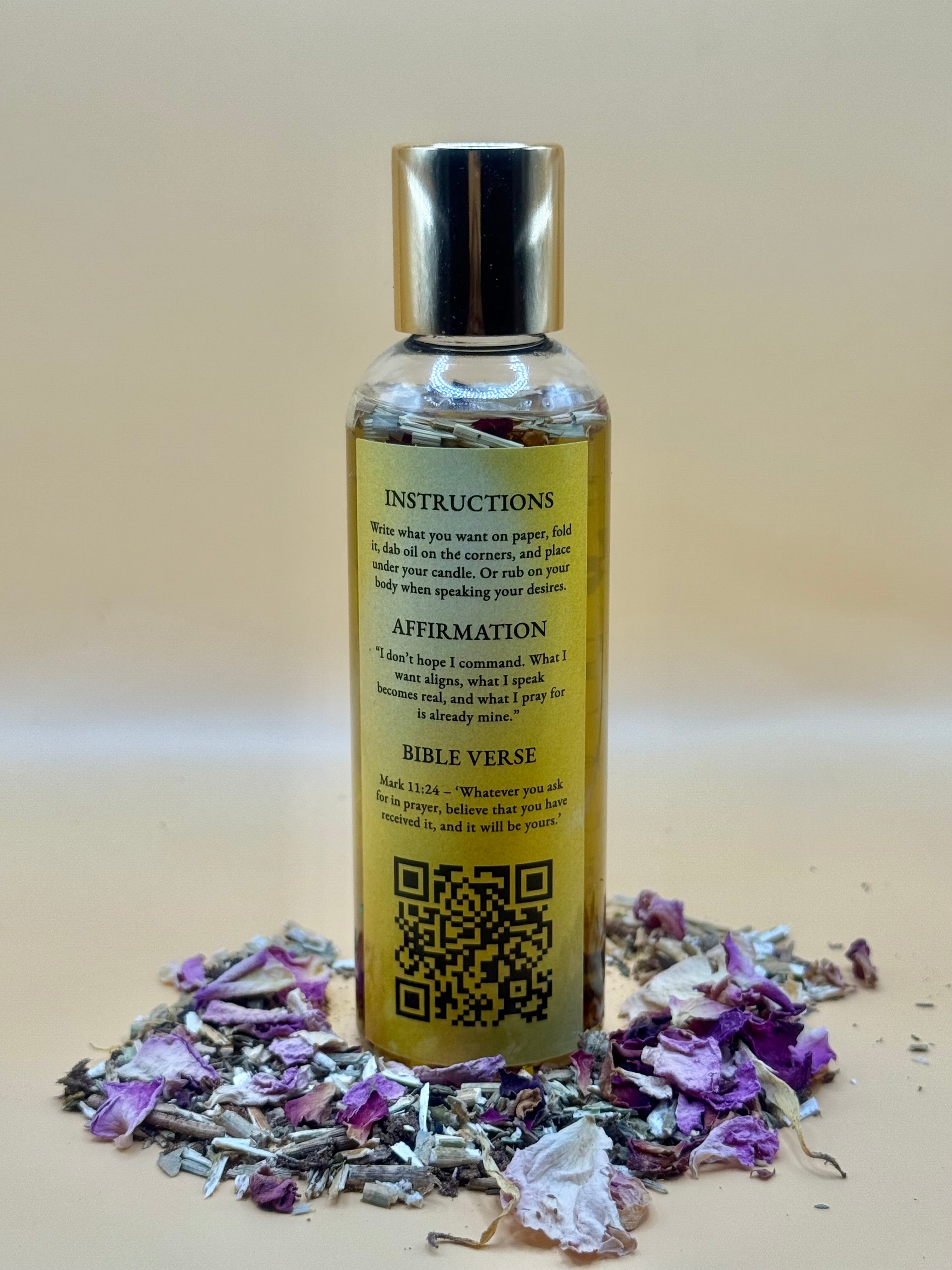 Manifestation Oil Spelled Oil