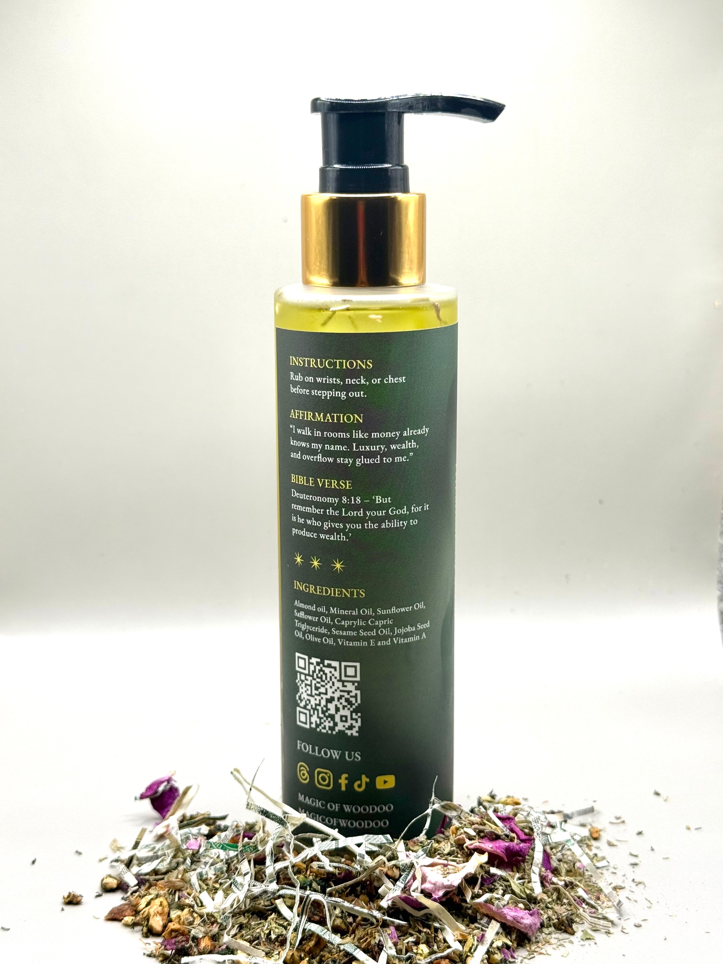 Rich Abundant Bitch Aura Spelled Body oil