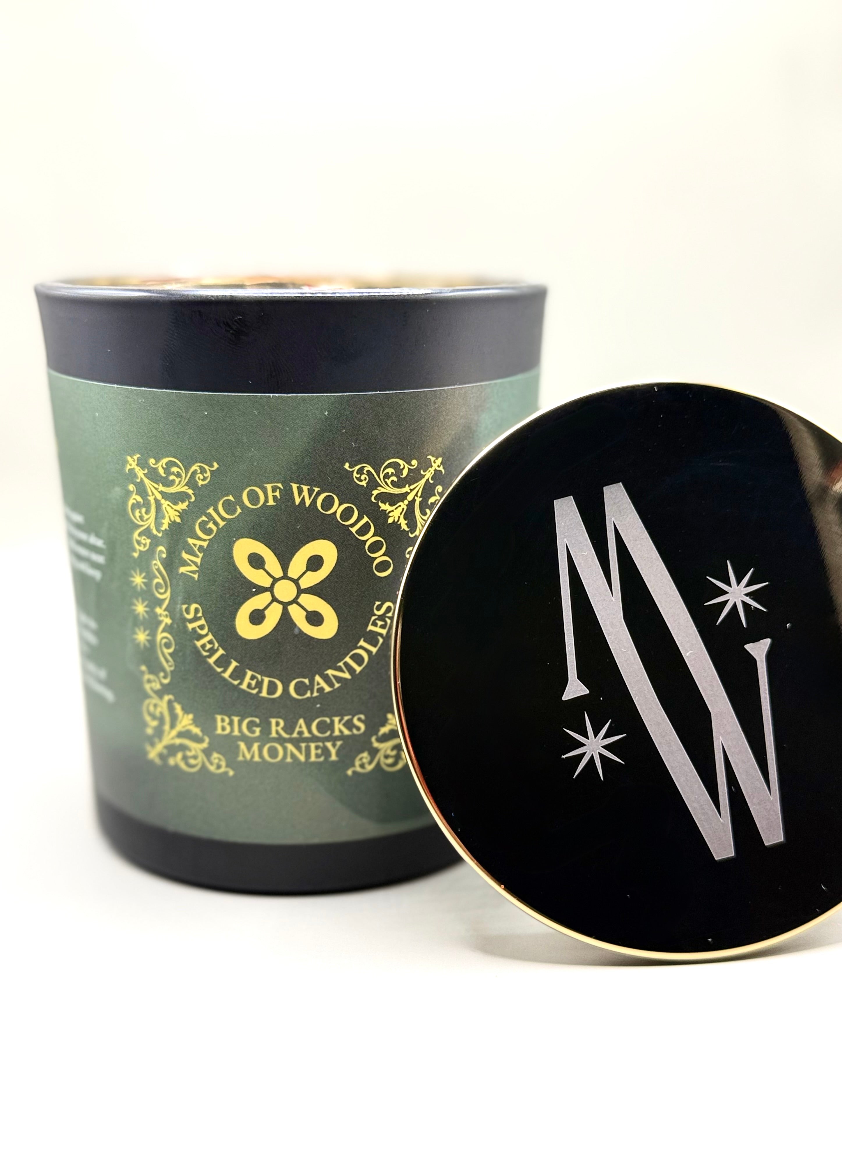 Money Candle Spelled Candle