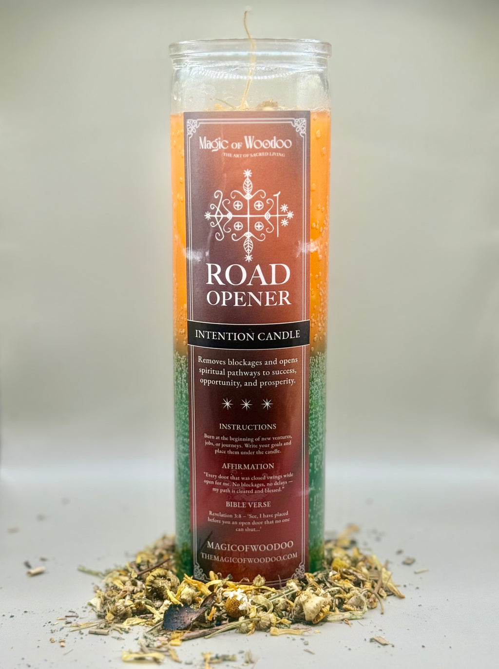 Road Opener Intention Candle