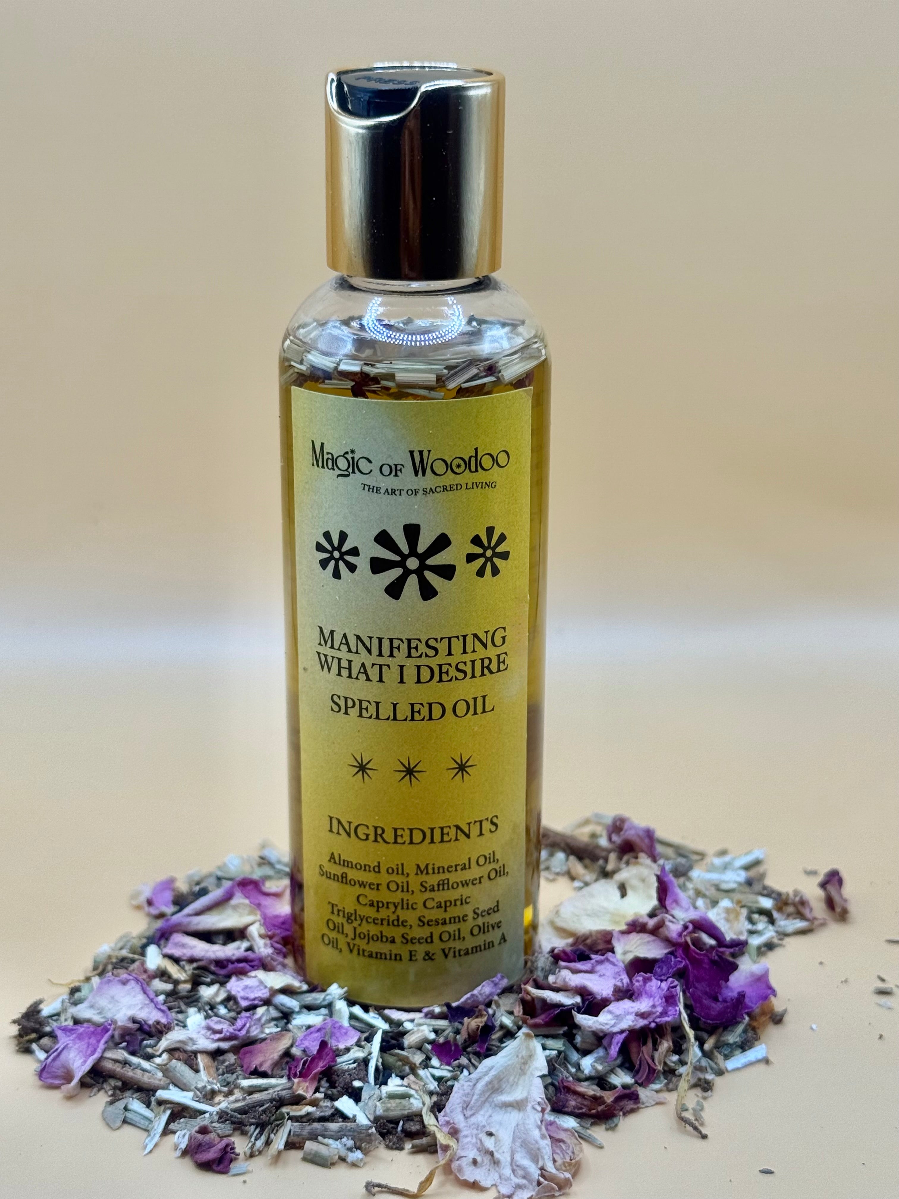 Manifestation Oil Spelled Oil