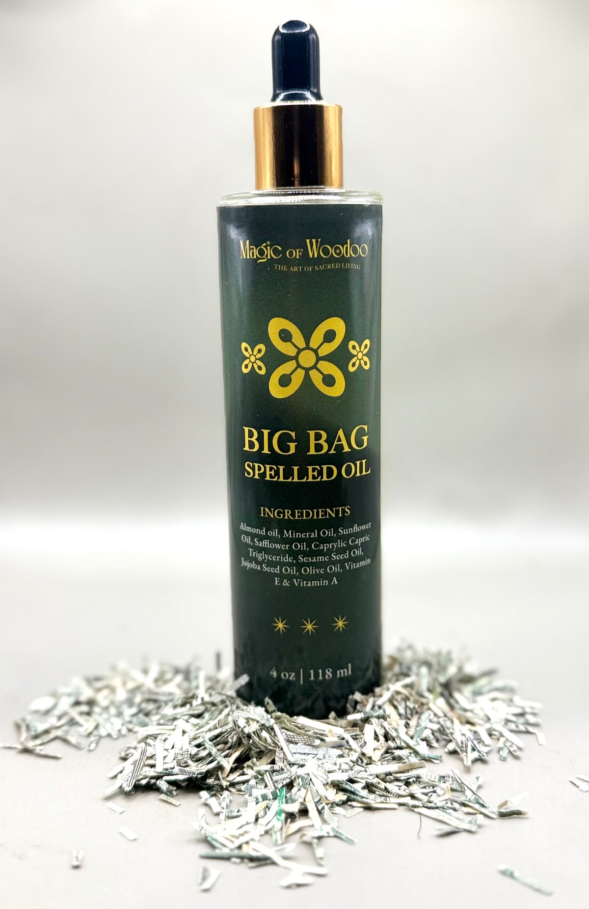 Big Bag Spelled Money Oil